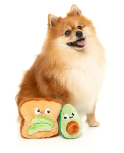 FuzzYard Avocado & Toast 2PK - Dog Toy