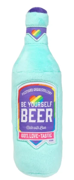 FuzzYard Be Yourself Beer - Dog Toy