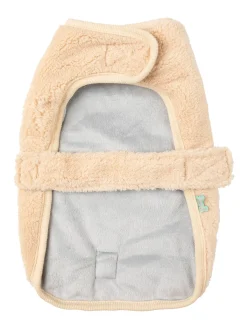 FuzzYard Beige Teddy Wrap Vest