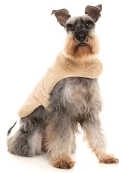 FuzzYard Beige Teddy Wrap Vest