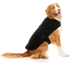 FuzzYard Black Teddy Wrap Vest