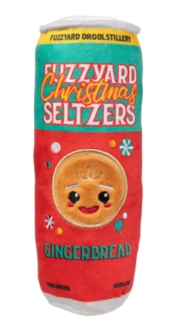 FuzzYard Christmas Seltzers 2PK - Dog Toy