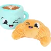 FuzzYard Croissant & Cappuccino 2PK - Dog Toy