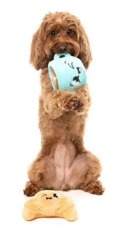 FuzzYard Croissant & Cappuccino 2PK - Dog Toy