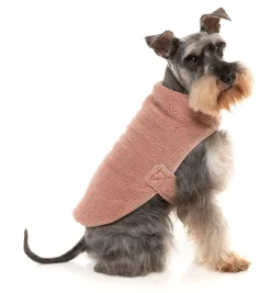 FuzzYard Dusty Pink Teddy Wrap Vest