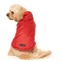 FuzzYard Flipside Raincoat - Red/Black/White