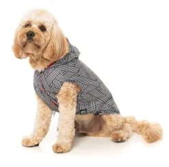 FuzzYard Flipside Raincoat - Red/Black/White