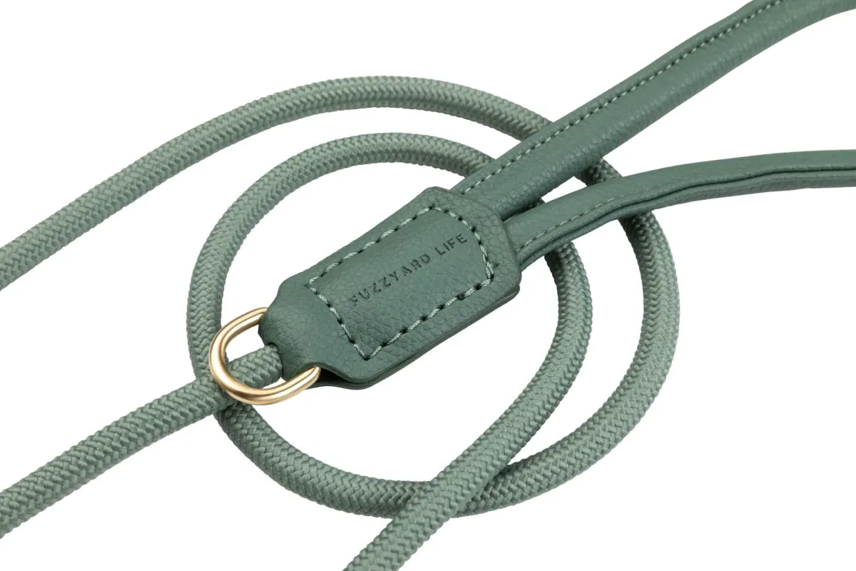 FuzzYard Life Atelier Dog Rope Lead - Myrtle Green