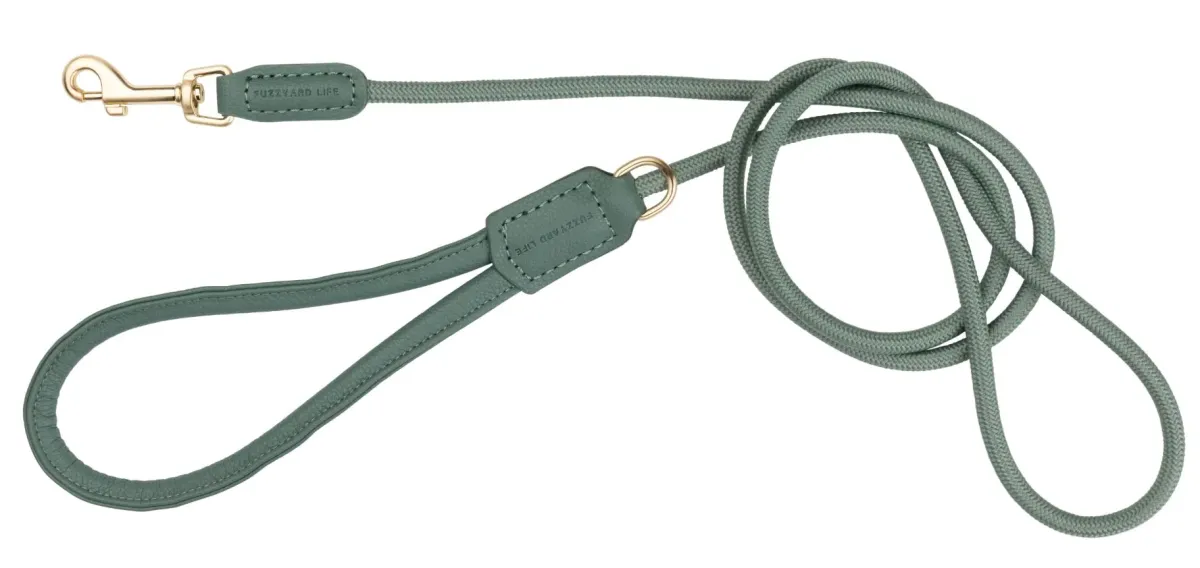 FuzzYard Life Atelier Dog Rope Lead - Myrtle Green