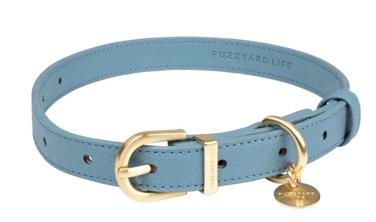 FuzzYard Life Atelier Dog Collar - French Blue