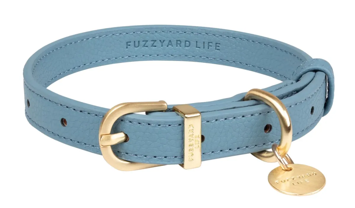 FuzzYard Life Atelier Dog Collar - French Blue
