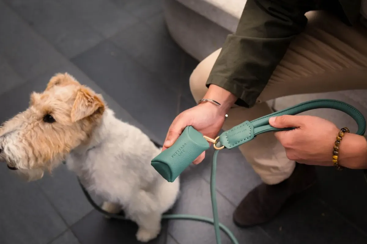 FuzzYard Life Atelier Poop Bag Dispenser - Myrtle Green