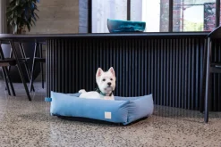 FuzzYard Life Bed - Cotton Bed - French Blue