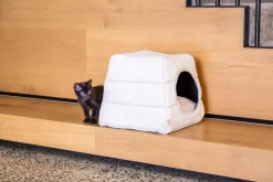 FuzzYard Life Cat Cubby - Sandstone