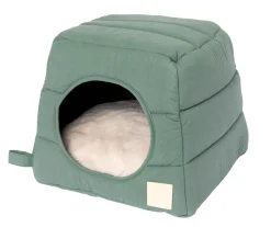 FuzzYard Life Cat Cubby - Myrtle Green