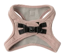 FuzzYard Life Corduroy Step In Harness - Soft Blush