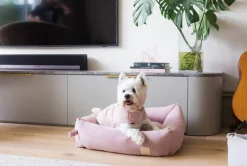 FuzzYard Life Quilted Cotton Wrap Vest - Soft Blush