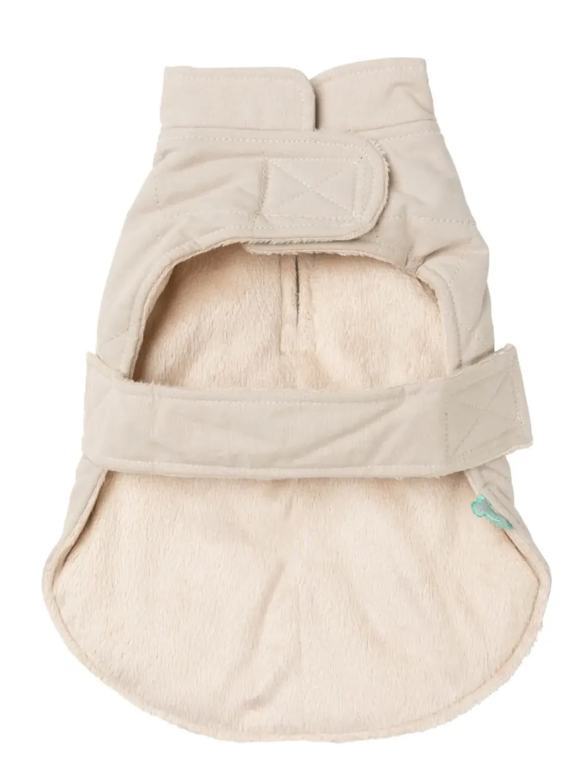FuzzYard Life Quilted Cotton Wrap Vest - Sandstone
