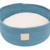 FuzzYard Life Rope Basket Bed - French Blue