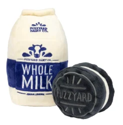FuzzYard Milk & Cookie 2PK - Dog Toy