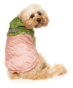 FuzzYard Ormond Raincoat - Olive/Pink