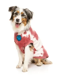 FuzzYard Smiley Tie-rus Sweater Faded Maroon/Cream