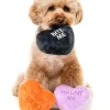 FuzzYard Spooky Candy Hearts 3PK - Dog Toy