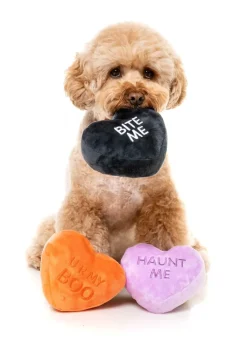 FuzzYard Spooky Candy Hearts 3PK - Dog Toy