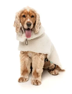 FuzzYard The Cosy Snood Coat - Eggshell