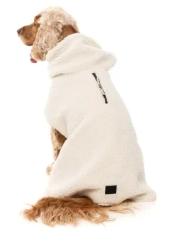 FuzzYard The Cosy Snood Coat - Eggshell