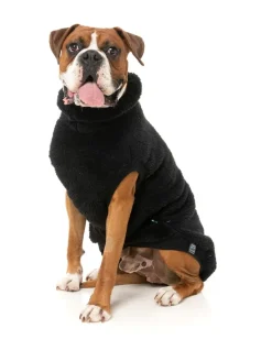 FuzzYard Turtle Teddy Sweater Black