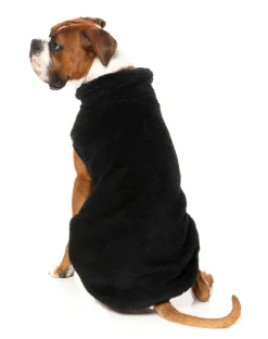 FuzzYard Turtle Teddy Sweater Black