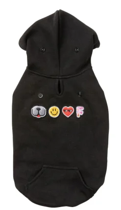 FuzzYard Wooftagram Hoodie - Black