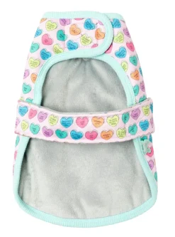 FuzzYard Wrap Vest Candy Hearts